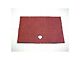 Scott Drake Carpet Underlayment Trunk Mat; Red (65-70 Mustang)