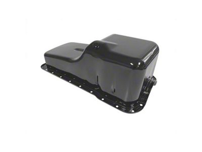 Scott Drake Concours Correct Oil Pan; Black (64-69 260/289/302 V8 Mustang)