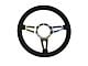 Scott Drake Corso Feroce 14-Inch 9-Hole Steering Wheel; Black Leather (65-73 Mustang)