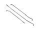 Scott Drake Door Lock Rod Set; Driver Side (65-66 Mustang)