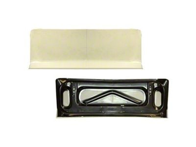 Scott Drake Fiberglass Trunk Lid with Shelby Style Spoiler; Unpainted (67-68 Mustang Fastback)