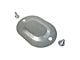 Scott Drake Floor Pan Metal Plug; Galvanized (64-73 Mustang)