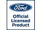 Scott Drake Ford Logo Door Sill Plate Emblem; Black (64-66 Mustang)