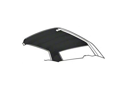 Scott Drake Headliner; Black (65-68 Mustang Fastback)