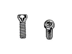 Scott Drake Interior Door Handle and Window Crank Screws (64-66 Mustang)