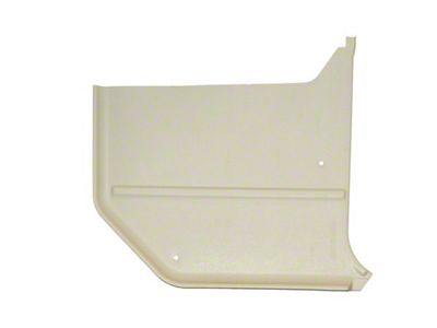 Scott Drake Interior Kick Panels; White (64-66 Mustang Convertible)