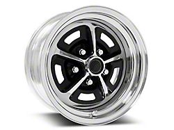 Scott Drake Magnum 500 Black and Chrome Wheel; 15x8 (64-73 Mustang)