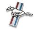 Scott Drake Tri-Bar Running Pony Emblem; Driver Side (64-66 Mustang)