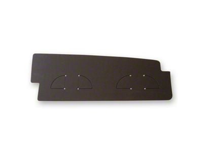 Scott Drake Trunk Filler Board; Black Chipboard (69-70 Mustang)