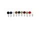 Scott Drake Window Crank Knob and Pin; Black (68-73 Mustang)