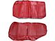 Seat Cover, Front Bench, Red, 1963 Falcon Futura and SprintConvertible