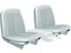 Seat Covers - Front Buckets Only - Ford Galaxie 500 XL - Pearl White 151