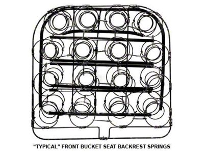 Seat Spring - Ford Sedan Coupe and Convertible - Front Backrest - Driver Side