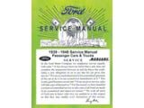 Shop Manual With Specifications & Adjustments - 475 Pages, 1939-1948 Ford Pickup