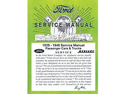 Shop Manual With Specifications & Adjustments - 475 Pages, 1939-1948 Ford Pickup