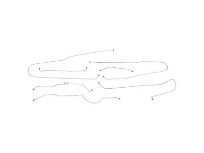 F250 4X4 S/B OE M-Drum Brake Line Set,59-60