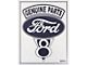 Ford Genuine V-8 12 1/2 Wx16