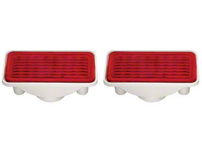 Rear Marker Lights; Red (1969 Skylark, Special)