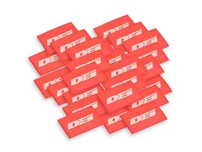 Spark Plug Wire / Boot Shrink Tubes - Red - 12mm x 1-1/2