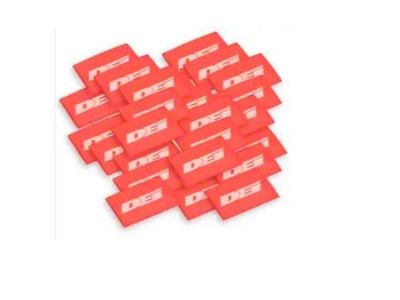 Spark Plug Wire / Boot Shrink Tubes - Red - 12mm x 1-1/2