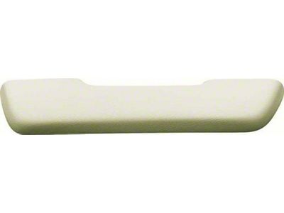 Front Arm Rest Pad; Driver Side; Pearl Parchment (68-69 Special)