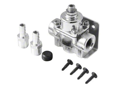 Spectre Fuel Pressure Regulator; 1 to 4 PSI (Universal; Some Adaptation May Be Required)