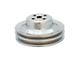 Spectre 2-Groove Water Pump Pulley; Chrome (65-66 289 V8 Country Sedan, Country Squire, Custom, Custom 500, LTD)