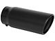 Spectre Slant Cut Style Exhaust Tip; 4.50-Inch; Black (Fits 2.75 to 3.75-Inch Tailpipe)