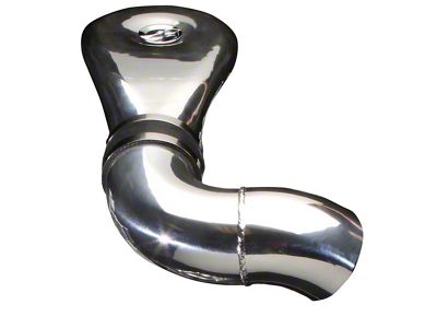 Spectre Low Profile Single Plenum Air Intake Tube Kit; Driver Side (Universal; Some Adaptation May Be Required)