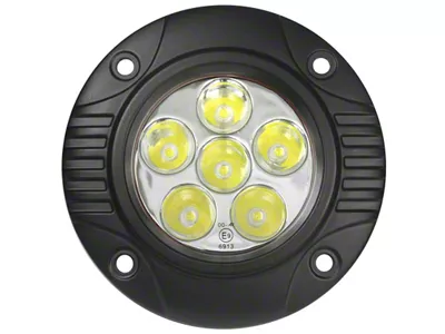 Speed Demon Lights 618R Flush Mount LED Light; Flood Beam (Universal; Some Adaptation May Be Required)