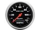 Auto Meter Sport-Comp Series 3-3/8-Inch Programmable Speedometer; 0-120 MPH