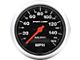 Auto Meter Sport-Comp Series 3-3/8-Inch Programmable Speedometer; 0-160 MPH