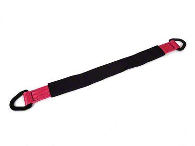 SpeedStrap 2-Inch x 30-Inch Axle Strap with D-Rings; Red