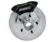 SSBC-USA Comp S 4-Piston Front Drum to Disc Brake Conversion Kit with Vented Rotors; Black Calipers (65-66 V8 Fairlane)