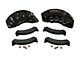 SSBC-USA Barbarian 8-Piston Front Quick Change Brake Caliper Kit with Semi-Metallic Brake Pads; Black (1999 F-250)