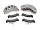 SSBC-USA Barbarian 8-Piston Front Quick Change Brake Caliper Kit with Semi-Metallic Brake Pads; Clear Anodized (1999 F-250)