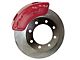 SSBC-USA Barbarian 8-Piston Rear Quick Change Brake Caliper Kit with Semi-Metallic Brake Pads; Red (1999 F-250)