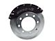 SSBC-USA Barbarian Front 8-Piston Direct Fit Caliper and Semi-Metallic Brake Pad Upgrade Kit with Cross-Drilled Slotted Rotors; Black Calipers (1999 F-250)