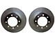 SSBC-USA Barbarian Rear 8-Piston Direct Fit Caliper and Semi-Metallic Brake Pad Upgrade Kit with Cross-Drilled Slotted Rotors; Clear Anodized Calipers (1999 F-250)