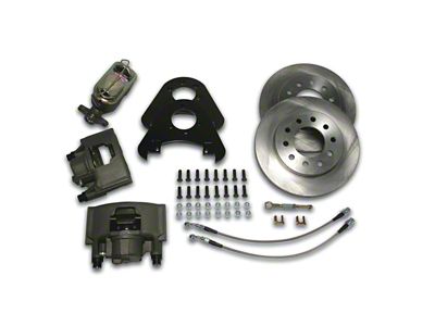 SSBC-USA Front Non-Power Drum to Disc Brake Conversion Kit with Vented Rotors; Zinc Calipers (66-72 F-100)