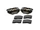 SSBC-USA Comp S 4-Piston Front Quick Change Brake Caliper Kit with Semi-Metallic Brake Pads; Black (64-67 Mustang)