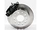 SSBC-USA Rear Disc Brake Conversion Kit with Built-In Parking Brake Assembly and Cross-Drilled/Slotted Rotors; Black Calipers (78-85 Bronco)