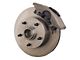 SSBC-USA Front Non-Power Drum to Disc Brake Conversion Kit with 2-Inch Drop Spindles and Cross-Drilled/Slotted Rotors; Zinc Calipers (67-69 Camaro)