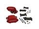 SSBC-USA Sport Twin 2-Piston Front Quick Change Brake Caliper Kit with Street Performance Brake Pads; Red (82-92 Camaro)