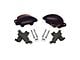 SSBC-USA Super Twin 2-Piston Front Quick Change Brake Caliper Kit with Street Performance Brake Pads; Black (69-81 Camaro)