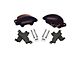 SSBC-USA Super Twin 2-Piston Front Quick Change Brake Caliper Kit with Street Performance Brake Pads; Black (69-72 GTO, LeMans, Tempest)