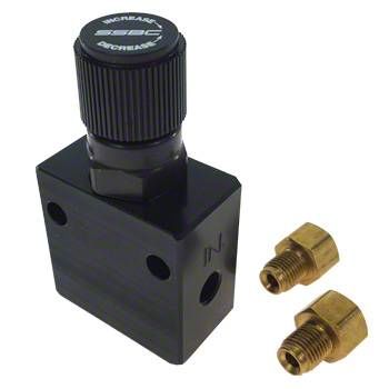 SSBC-USA Ecklers Adjustable Proportioning Valve; Black Anodized A0707-1 ...