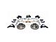 SSBC-USA Front Non-Power Drum to Disc Brake Conversion Kit with 2-Inch Drop Spindles and Cross-Drilled/Slotted Rotors; Zinc Calipers (64-72 442, Cutlass, F85, Vista Cruiser)