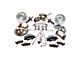 SSBC-USA Super Twin Front Non-Power Drum to Disc Brake Conversion Kit with Spindles and Vented Rotors; Black Calipers (64-72 442, Cutlass, F85, Vista Cruiser)