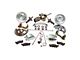 SSBC-USA Super Twin Front Power Drum to Disc Brake Conversion Kit with Spindles and Vented Rotors; Zinc Calipers (64-72 442, Cutlass, F85, Vista Cruiser)